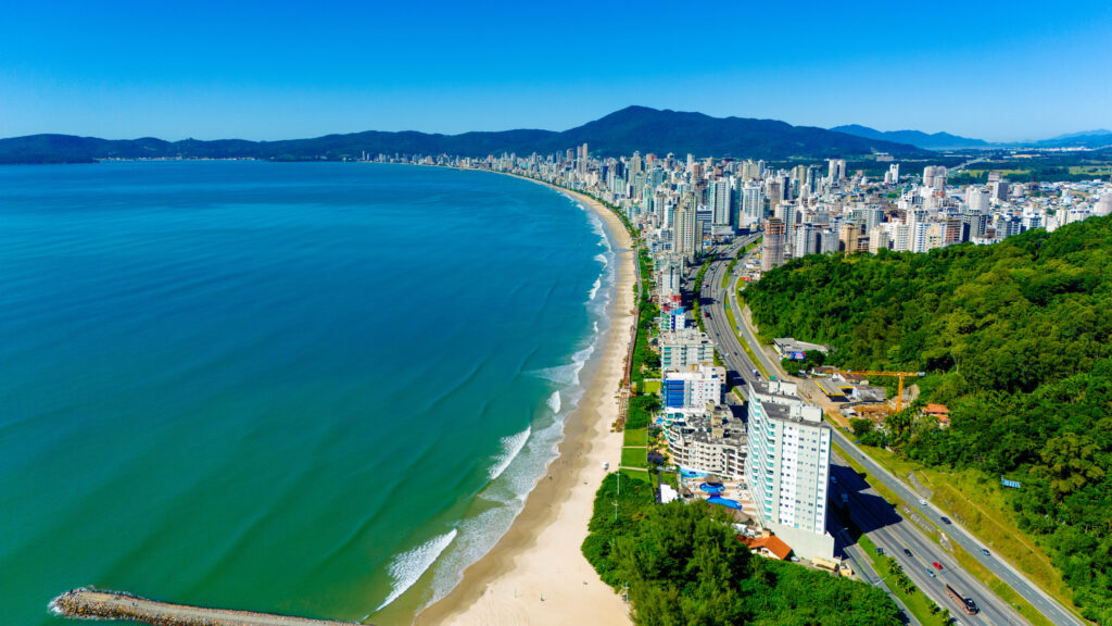 Imagem de Itapema SC desde drone